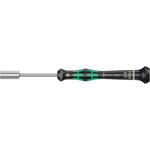 Wera Hexagon Precision Screwdriver, 6 mm Tip, 60 mm Blade, 157 mm Overall