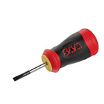 SAM Stubby Screwdriver, 35 mm Blade, 91.5 mm Overall