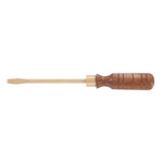 Facom Slotted Screwdriver, 100 mm Blade, 200 mm Overall