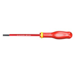 Facom Slotted Insulated Screwdriver, 12 mm Tip, 250 mm Blade, VDE/1000V, 375 mm Overall