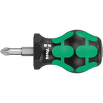 Wera Pozidriv Stubby Screwdriver, PZ1 Tip