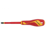 Teng Tools Slotted Insulated Screwdriver, PZ0 Tip, VDE/1000V