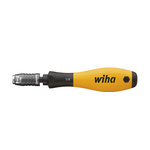 Wiha Tools Bit Holder Screwdriver, 1/4 in Tip, 38 mm Blade, 148 mm Overall