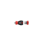 Wiha Tools Phillips, Pozidriv Interchangeable Stubby Screwdriver Set, 1/4 in Tip