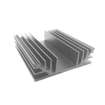 Heatsink, Universal Rectangular Alu, 1.9°C/W, 75 x 88 x 25mm