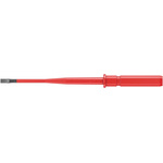 Wera Slotted Insulated Screwdriver Blade, 4 x 0.8 mm Tip, 154 mm Blade, VDE/1000V