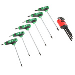 RS PRO 14-Piece Torx Key Set, L, T Shape, Long Arm