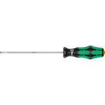 Wera Slotted Screwdriver, 4 mm Tip, 150 mm Blade, 248 mm Overall
