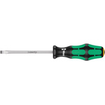 Wera Slotted Screwdriver, 12 mm Tip, 250 mm Blade, 367 mm Overall