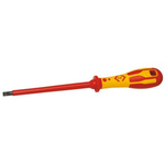 CK Slotted Insulated Screwdriver, 6.5 mm Tip, 150 mm Blade, VDE/1000V, 270 mm Overall