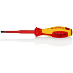 Knipex Phillips Insulated Screwdriver, PlusMinus PH2 Tip, 100 mm Blade, VDE/1000V, 212 mm Overall