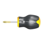 Facom Phillips Stubby Screwdriver, PH1 Tip, 35 mm Blade