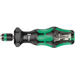 Wera Hexagon Bit Holder Screwdriver, 6.35 mm Tip, 146 mm Blade, 146 mm Overall