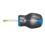 Facom Pozidriv Stubby Screwdriver, PZ2 Tip, 35 mm Blade, 91 mm Overall