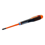 Bahco Slotted Insulated Screwdriver, PZ1-PZ2 Tip, VDE/1000V