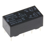 Omron DPDT PCB Mount Latching Relay - 2 A, 12V dc