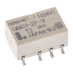 Omron DPDT Surface Mount Latching Relay - 1 A, 12V dc For Use In Signal Applications