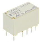 Omron DPDT PCB Mount Latching Relay - 2 A, 12V dc For Use In Signal Applications