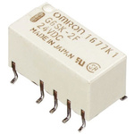 Omron DPDT Surface Mount Latching Relay - 2 A, 3V dc For Use In Signal Applications