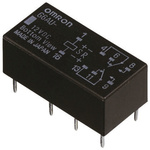 Omron DPDT PCB Mount Latching Relay - 2 A, 24V dc