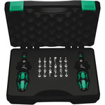 Wera Hex Torque Screwdriver & Bit Set, 0.3 → 3Nm, 1/4 in Drive, ± 6 % Accuracy