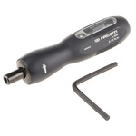 Facom Adjustable Hex Torque Screwdriver, 2 → 10Nm, 1/4 in Drive, ±6 % Accuracy