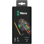 Wera 9-Piece Torx Key Set, 150 x 80 x 30 mm Size, L Shape, Long Arm