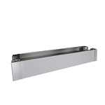 19-inch Base Panel, No, Grey, Stainless Steel