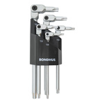 Bondhus 5-Piece Torx Key Set, Long Arm