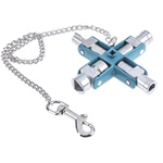 Phoenix Contact Diecast Zinc 9-way Control Cabinet Key