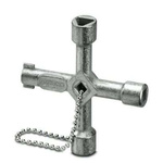 Phoenix Contact Diecast Zinc 4-way Control Cabinet Key
