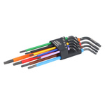 Bahco 9-Piece Torx Key Set, L Shape, Long Arm