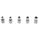 RS PRO 5-Piece 1/4 in Standard Socket Set , e-Torx