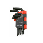 Facom 6-Piece Torx Key, 10, 15, 20, 25, 30, 40 Size, L Shape, Short Arm