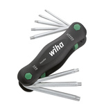 Wiha Tools 8-Piece Torx Key Set, T9 to T40 Size, Straight Shape, Short Arm