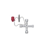 Wiha Tools Diecast Zinc 4-way Cross Wrench