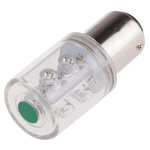 RS PRO Green, BA15d 130 V ac