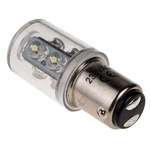 RS PRO White, BA15d 230 V ac