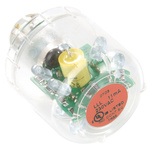 AUER Signal LED Amber Bulb, BA15d 230 V ac/dc, 240 V ac/dc