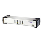 Aten 4 Port USB VGA KVM Switch - 3.5 mm Stereo