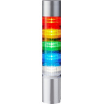 Patlite LR6 Series Coloured Buzzer Signal Tower, 5 Lights, 24 V dc, Direct Mount