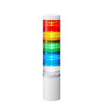 Patlite LR6 Series Coloured Signal Tower, 5 Lights, 24 V dc, Direct Mount
