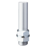 Patlite Silver Threaded Pole for use with LR, SL, SK, SF, NE-A, NE-IL Series