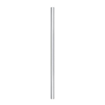 Patlite Silver Non-threaded Pole for use with LR, SL, SK, SF, NE-A, NE-IL Series