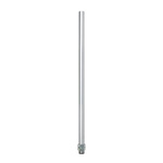 Patlite Silver Threaded Pole for use with LR, SL, SK, SF, NE-A, NE-IL Series