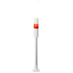 Patlite LR4 Series Coloured Buzzer Signal Tower, 1 Lights, 24 V dc, Pole Mount