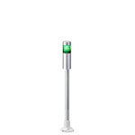 Patlite LR4 Series Coloured Signal Tower, 1 Lights, 24 V dc, Pole Mount