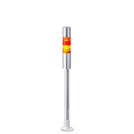 Patlite LR4 Series Coloured Buzzer Signal Tower, 2 Lights, 24 V dc, Pole Mount