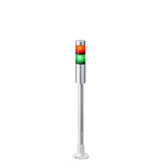 Patlite LR4 Series Coloured Signal Tower, 2 Lights, 24 V dc, Pole Mount