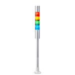 Patlite LR4 Series Coloured Buzzer Signal Tower, 4 Lights, 24 V dc, Pole Mount